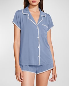 Eberjey Gisele Relaxed Short Pajama Set Neiman Marcus