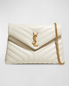 Saint Laurent Envelope Triquilt Small YSL Shoulder Bag in Grained Leather Neiman Marcus