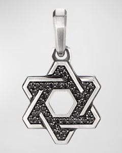 David Yurman Men s Deco Star of David Pendant with Diamonds in Silver 24mm Neiman Marcus