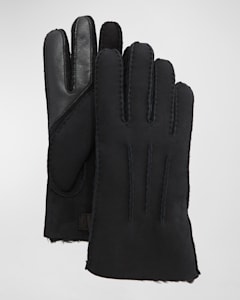 Ugg leather gloves mens discount