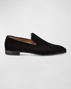 Ralph Lauren Purple Label Men's Alonzo RL Velvet Loafers