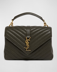 Saint Laurent College Mini YSL Quilted Crossbody Bag Saint Laurent College Mini YSL Quilted Crossbody Bag