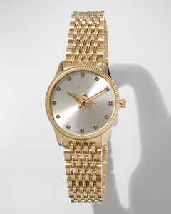 Gucci watch gold and silver shop
