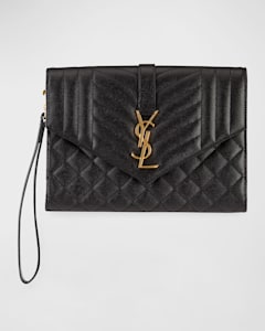 Saint laurent envelope clutch online