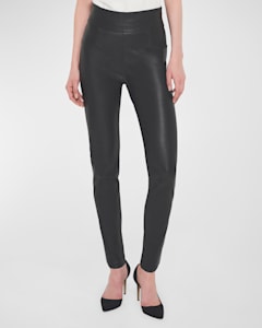 Eileen fisher leather leggings shop