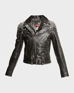 Golden Goose Golden Bull Leather Jacket | Neiman Marcus Golden Goose Golden Bull Leather Jacket | Neiman Marcus