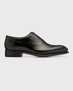 Santoni Men's Limited Edition Pierce Leather Oxfords | Neiman Marcus
