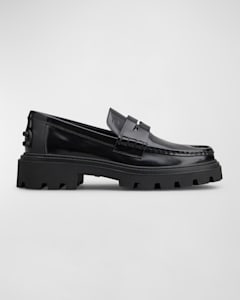 Tod s Patent Mocassino Penny Loafers Neiman Marcus