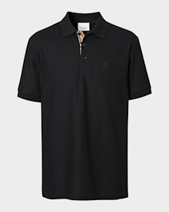 Burberry check collar polo mens shop