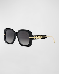 Fendi runway sunglasses black hot sale
