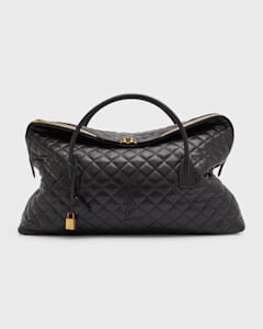 Saint Laurent Gloria Travel YSL Duffel Bag in Quilted Nylon Neiman Marcus
