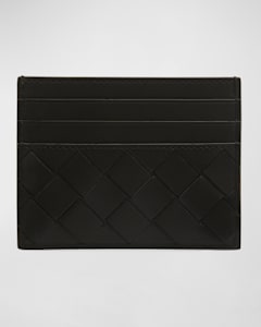 Bottega Veneta Men's Intrecciato 15 Bicolor Leather Bifold Bottega Veneta Men's Intrecciato 15 Bicolor Leather Bifold