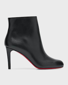 Christian Louboutin So Eleonor Leather Red Sole Booties Neiman Marcus