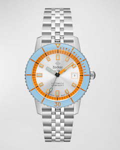 ZODIAC Men's Super Sea Wolf 53 Compression Bracelet Watch