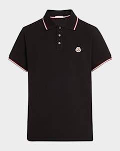 Etro Men's Medallion-Trim Polo Shirt | Neiman Marcus Etro Men's Medallion-Trim Polo Shirt | Neiman Marcus