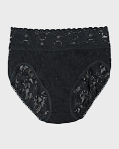 Hanky Panky Luxe Lace Crotchless Briefs | Neiman Marcus