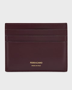 Ferragamo card case with id window clearance