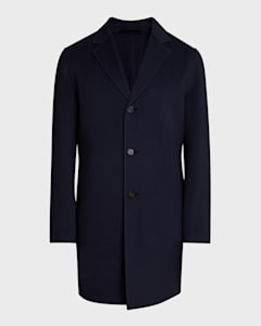 Theory Men s Car Coat in Luxe New Divide Baltic