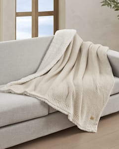 UGG Ana Reversible Cozy Knit Throw Blanket Neiman Marcus