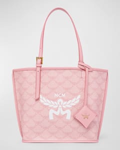 MCM Lauretos Monogram Canvas Tote Bag Neiman Marcus