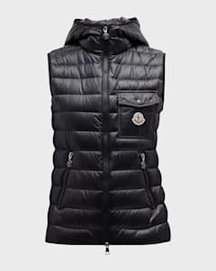 Moncler Ghany Shiny Quilted Puffer Vest Neiman Marcus