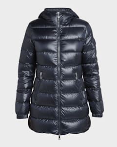 Moncler mid length puffer coat 2025