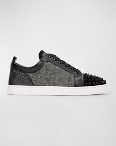 Black junior spike louboutin top