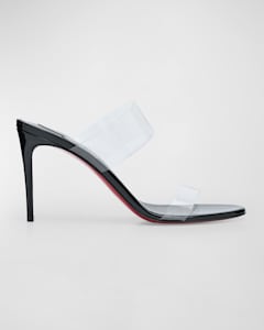 Clear christian louboutin top