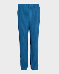 Homme Plisse Issey Miyake Men's MC October Pleated Pants | Neiman Marcus