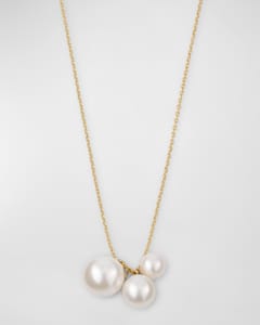M.C.L. by Matthew Campbell Laurenza Half Baroque Pearl Spinel Necklace 34 L Neiman Marcus