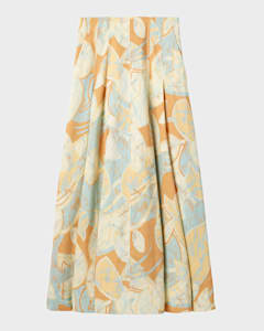 Sunburst Pleated Skirt
