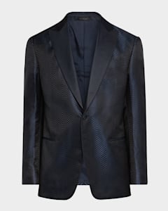 Giorgio Armani Men's Tonal Jacquard Dinner Jacket | Neiman