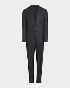 Giorgio Armani Men s Basic Wool Two Piece Suit Neiman Marcus