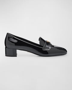 Studded Spazzolato Fume Modellerie Loafers