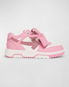 Off White Girl s Out Of Office Tricolor Sneakers Kids Neiman Marcus