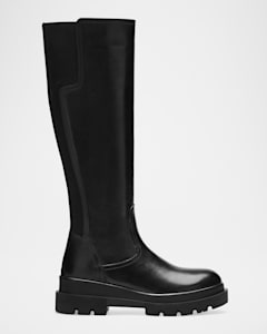 Eileen Fisher Paziz Knee High Stretch Knit Boots Neiman Marcus