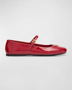 PRA NAPPA MARY JANE PUMPS JAM LAMBSKIN