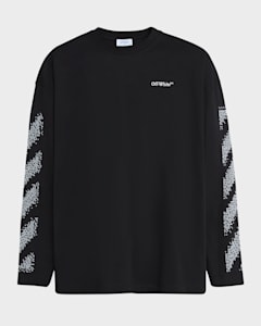 Off white black long sleeve outlet