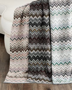 Sofia Cashmere Fringed Cashmere Throw Neiman Marcus