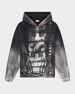 Diesel Men's S-Boxt-Hood-Raw Sweatshirt | Neiman Marcus