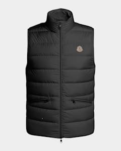Moncler Men s Cerces Yoked Down Vest Neiman Marcus