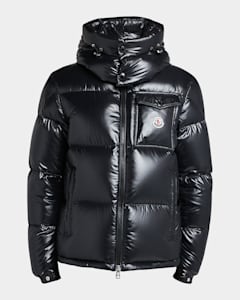 Moncler Men's Montcla Short Down Jacket | Neiman Marcus