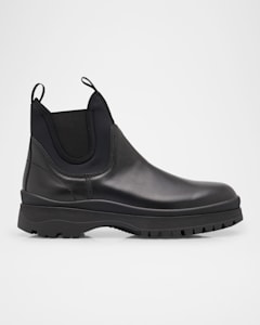 Prada saffiano boots sale