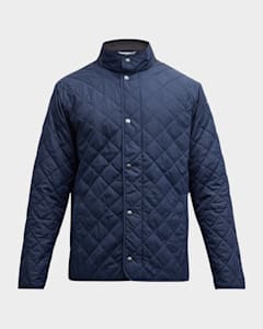 Peter Millar Men s Suffolk Quilted Travel Coat Neiman Marcus