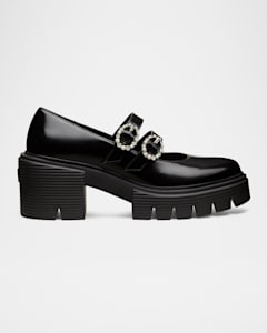 Stuart weitzman platform loafers discount