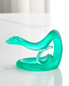Baccarat Zodiac Snake 2025 Crystal Figurine | Neiman Marcus
