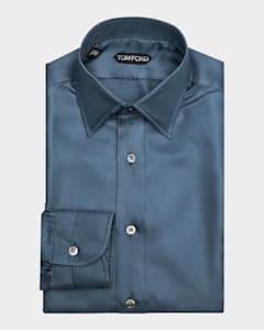 Silk dress shirts top