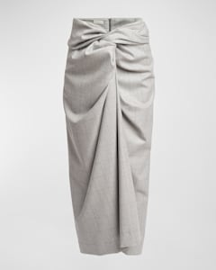 Dries Van Noten Simili Skirt Skirts 300041887wht main image 0