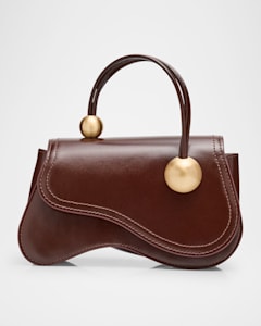 Cult Gaia Luna Cutout Bamboo Crossbody Bag | Neiman Marcus