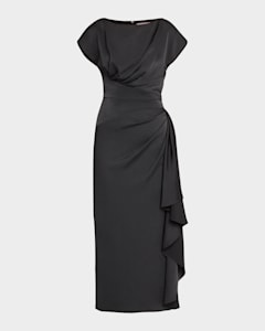 Callas Milano Cosima Sleeveless Cutout Midi Dress Black Women s 12 Cocktail Party Wedding Guest Dresses Sleeveless Dresses